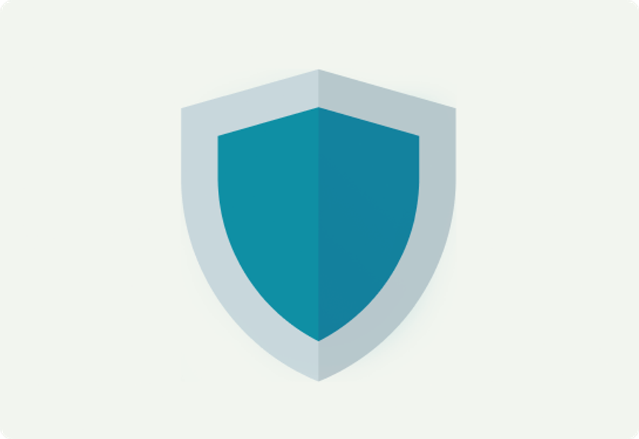 A shield, representing how Zerati protects clients in a myriad of different ways.